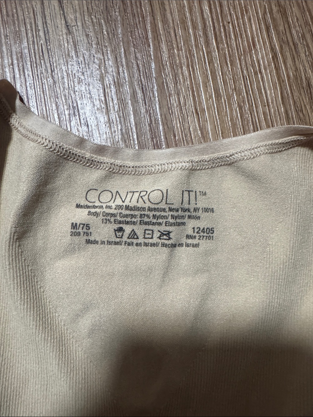 Maidenform "Control It!" firm control shapewear top size M NWOT - Picture 2 of 3